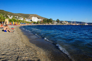 bodrum turecko pláž